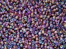 fialový průhledný irisový